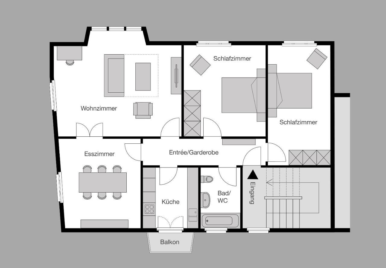 City Stay Furnished Apartments - Fasenstaubstrasse Schaffhausen Eksteriør billede